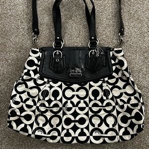 Coach Madison Op Art Crossbody Satchel